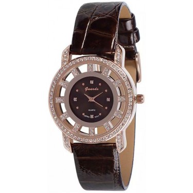 Женские часы Guardo 9752.8 коричневый