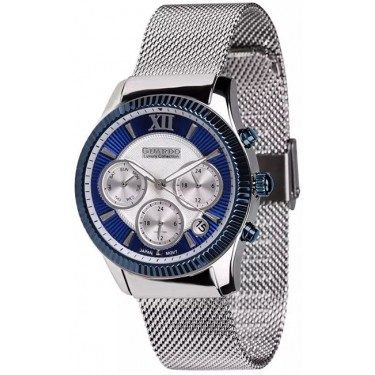 Женские часы Guardo S01861.1.3 синий+сталь