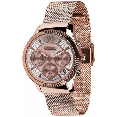 Женские часы Guardo S01861.8 сталь+розовый