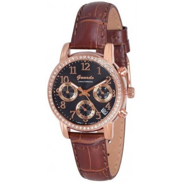 Женские часы Guardo S1390.8 коричневый