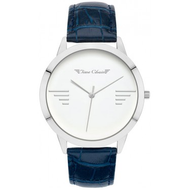 Женские часы Time Chain BAYSWATER LEATHER SILVER 70000/S