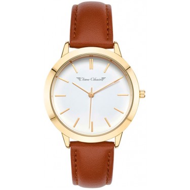 Женские часы Time Chain HOMERTON LEATHER GOLD 70004/GD