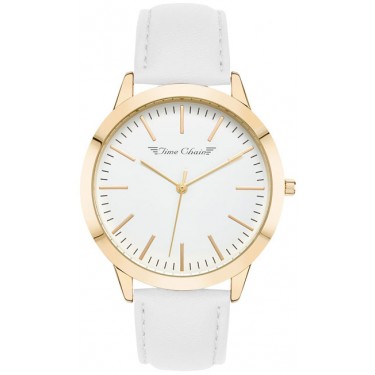 Женские часы Time Chain MARYLEBONE LEATHER GOLD WHITE 70006/GD/W