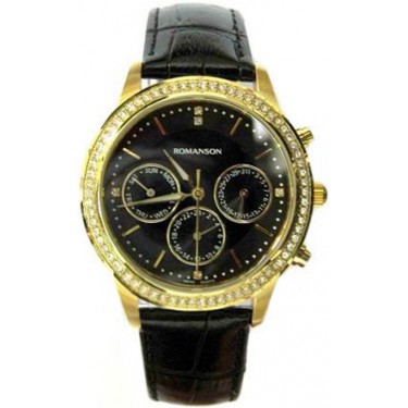 Женские наручные часы Romanson RL 0382Q LG(BK)