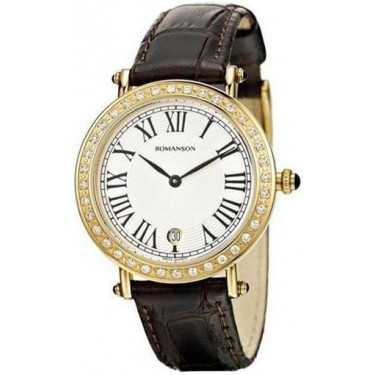 Женские наручные часы Romanson RL 1253 LG(WH)BN