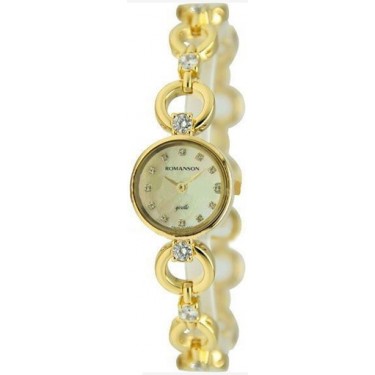 Женские наручные часы Romanson RM 0347Q LG(GD)
