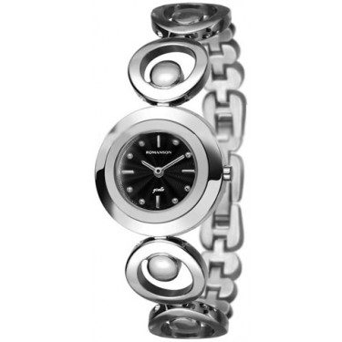 Женские наручные часы Romanson RM 0375 LW(BK)