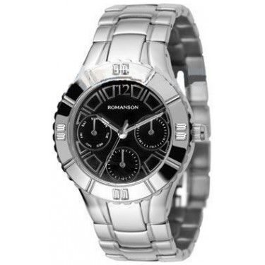 Женские наручные часы Romanson RM 0380T LW(BK)