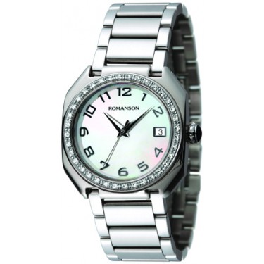 Женские наручные часы Romanson RM 1208Q LW(WH)