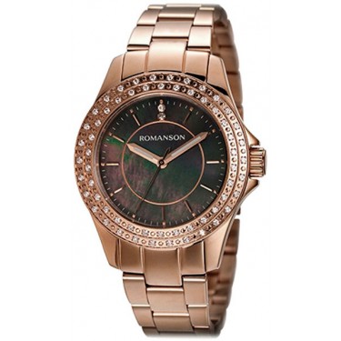 Женские наручные часы Romanson RM 1209Q LR(BK)