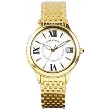 Женские наручные часы Romanson RM 1222 LG(WH)