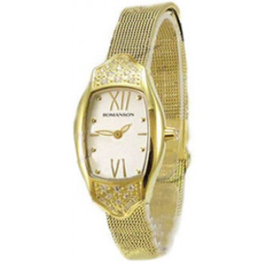 Женские наручные часы Romanson RM 1266Q LG(WH)