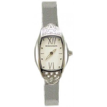 Женские наручные часы Romanson RM 1266Q LW(WH)