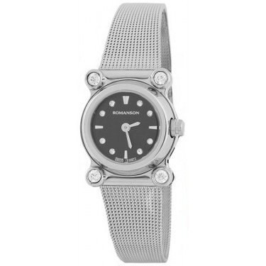 Женские наручные часы Romanson RM 2634Q LW(BK)