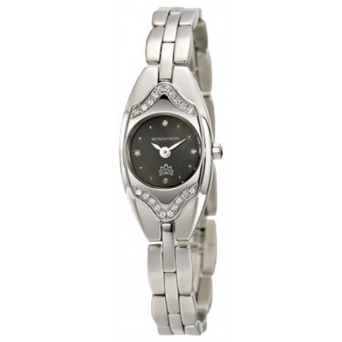 Женские наручные часы Romanson RM 4145Q LW(BK)