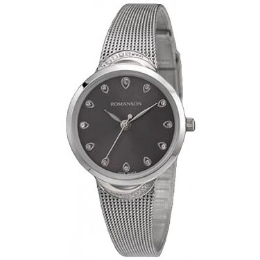 Женские наручные часы Romanson RM 4203Q LW(BK)