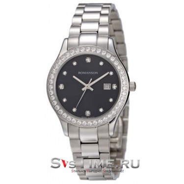 Женские наручные часы Romanson RM 4205Q UW(BK)