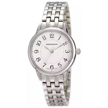 Женские наручные часы Romanson RM 4224 LW(WH)