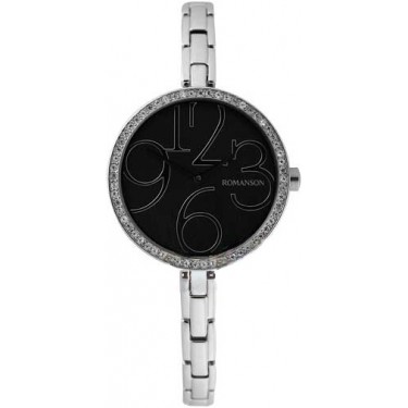 Женские наручные часы Romanson RM 7283Q LW(BK)