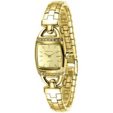 Женские наручные часы Romanson RM 9237Q LG(GD)