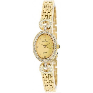 Женские наручные часы Romanson RM 9790T LG(GD)