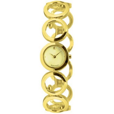 Женские наручные часы Romanson RM 9906C LG(GD)