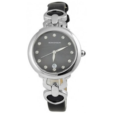 Женские наручные часы Romanson RN 2622 LW(BK)BK