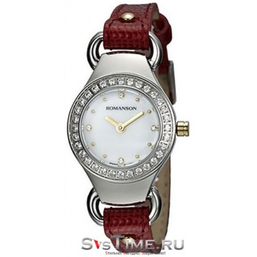 Женские наручные часы Romanson RN 2633Q LC(WH)RED