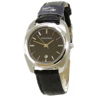 Женские наручные часы Romanson TL 1269 LW(BK)BK