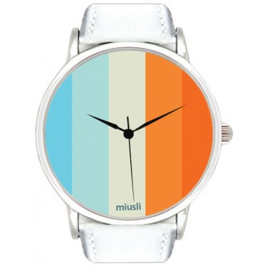 Дизайнерские наручные часы Miusli Palette zippy white