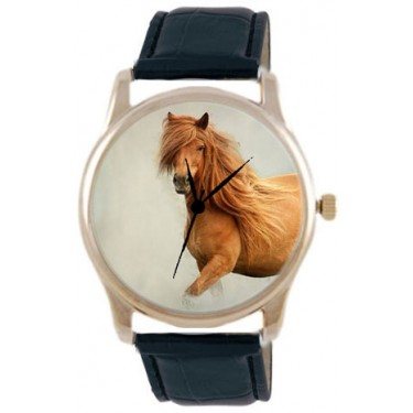 Дизайнерские наручные часы Shot Concept A Horse черн. рем.