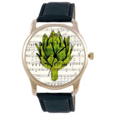 Дизайнерские наручные часы Shot Concept Арт-и-Шок черн. рем.