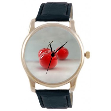 Дизайнерские наручные часы Shot Concept Cherry черн. рем.