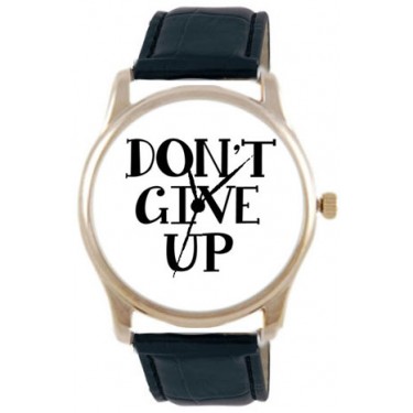 Дизайнерские наручные часы Shot Concept Dont Give up черн. рем.