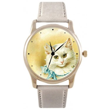 Дизайнерские наручные часы Shot Concept Кошка Винтаж