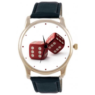 Дизайнерские наручные часы Shot Concept Крэпс черн. рем.