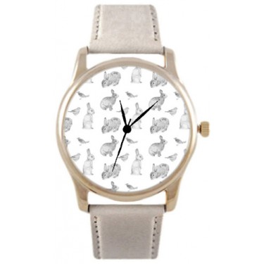Дизайнерские наручные часы Shot Concept Кроличий узор