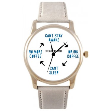 Дизайнерские наручные часы Shot Concept Круговорот кофе