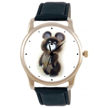 Дизайнерские наручные часы Shot Concept Olimpic Misha черн. рем.