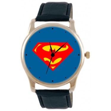 Дизайнерские наручные часы Shot Concept SuperBatMan черн. рем.