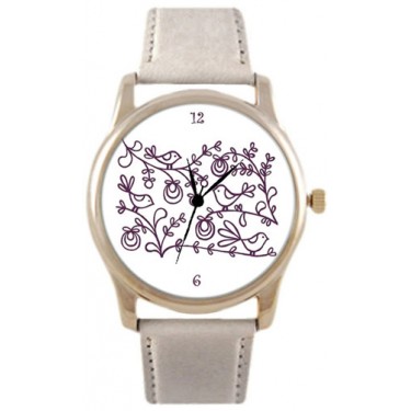 Дизайнерские наручные часы Shot Concept Вышивка Violet