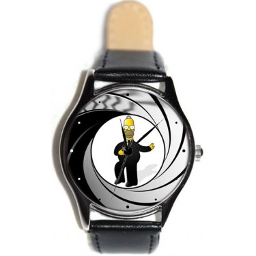 Дизайнерские наручные часы Shot Standart Гомер-агент 007