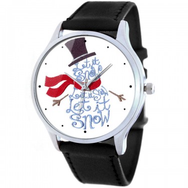 Дизайнерские наручные часы Shot Standart Снеговик Let it snow