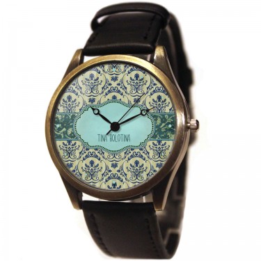 Дизайнерские наручные часы Shot Vintage Blue pattern