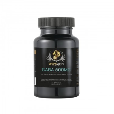 Аминокислота GABA 500 мг 90 капсул WowMan WMGABA090