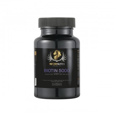 Биотин Biotin 5000 60 капсул WowMan WMBIOTIN060