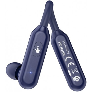 Bluetooth гарнитура HOCO S15 синий