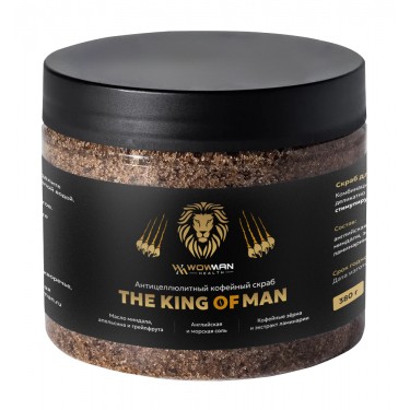 WowMan WMSCRCOFFEE Кофейный скраб The King of Man WowMan WMSCRCOFFEE