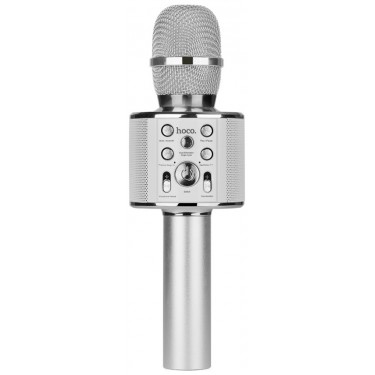 Микрофон HOCO BK3 серебряный