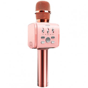 Микрофон JOYROOM JR-MC3 розовое золото